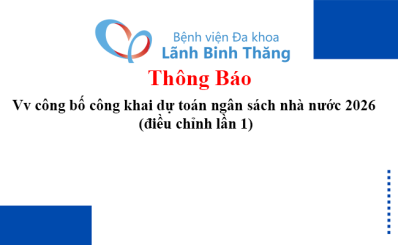 Thông báo Vv công bố công khai dự toán ngân sách nhà nước 2026 (điều chỉnh lần 1)